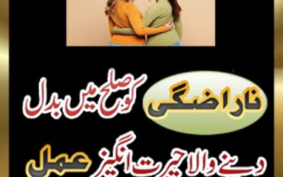 Narazgi Ko Sulah Main Badalne Ka Amal | Ruthay Hue Ko Manane Ka Wazifa